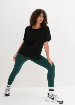 Sport-Top mit Mesh-Shirt (2-tlg. Set)