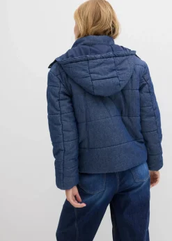 Steppjacke aus Denim