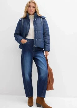Steppjacke aus Denim