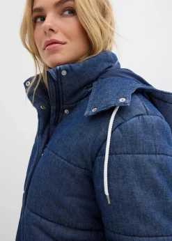 Steppjacke aus Denim