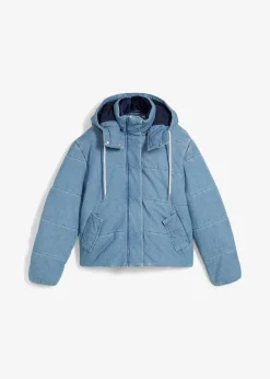 Steppjacke aus Denim