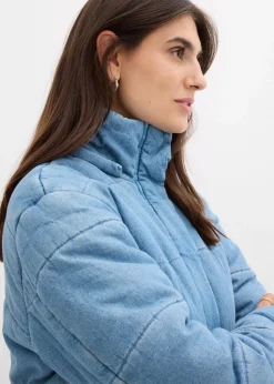 Steppjacke aus Denim
