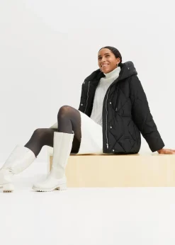 Steppjacke mit Kapuze