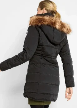 Steppjacke mit Kapuze, gefüttert