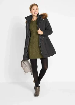 Steppjacke mit Kapuze, gefüttert