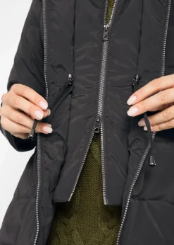 Steppjacke mit Kapuze, gefüttert