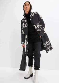 Steppmantel bedruckt