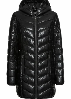 Steppmantel in Metallic-Optik