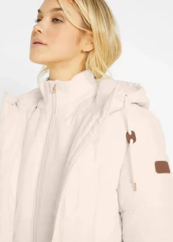 Steppmantel, 2-in-1 Optik