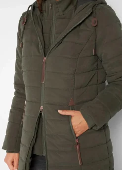 Steppmantel, 2-in-1 Optik