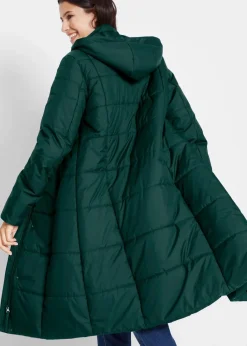 Steppmantel mit abnehmbarer Kapuze