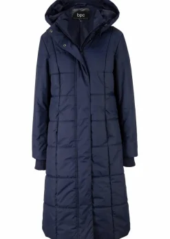 Steppmantel mit abnehmbarer Kapuze