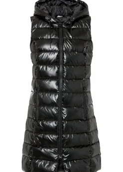 Steppweste in Glanzoptik