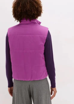 Steppweste mit leichtem Glanz