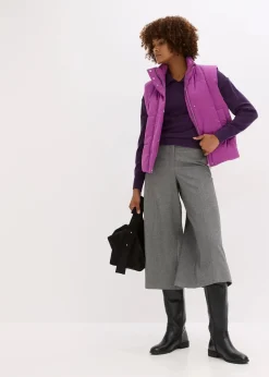 Steppweste mit leichtem Glanz