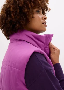 Steppweste mit leichtem Glanz