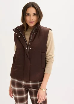 Steppweste mit leichtem Glanz