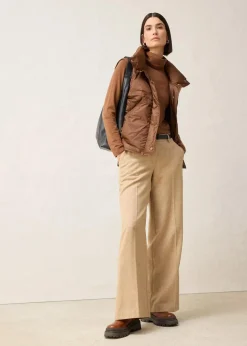 Steppweste mit recycelter Daunen