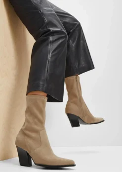 Stiefeletten mit elastischem Schaft