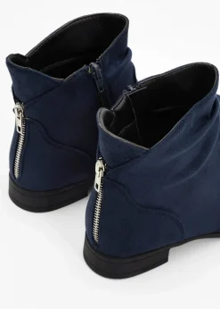 Stiefeletten mit Raffung