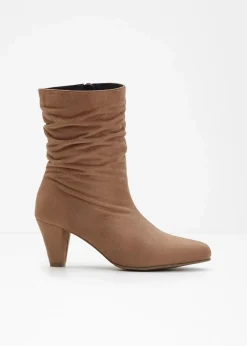 Stiefeletten mit Raffung