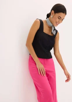 3/4-Stifthose mit Schlitz