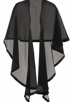 Stola mit feinem Satindetail