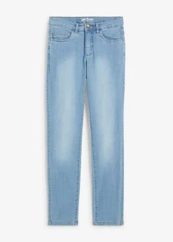 Straight Jeans Mid Waist, Stretch