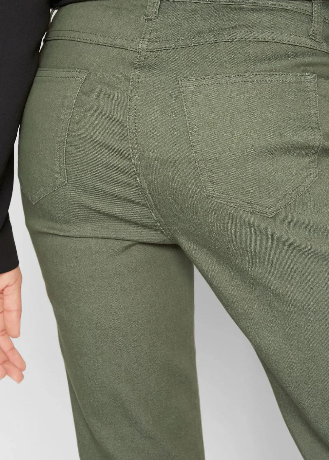 Straight Jeans, Mid Waist, Bequembund