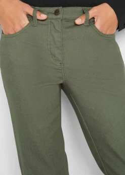 Straight Jeans, Mid Waist, Bequembund