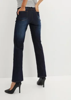 Straight Jeans Mid Waist, Stretch