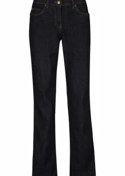 Straight Jeans Mid Waist, Stretch