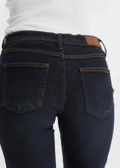 Straight Jeans Mid Waist, Stretch