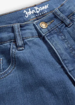 Straight Jeans Mid Waist, Stretch