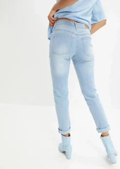 Straight Jeans Mid Waist, Stretch