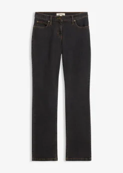Straight Jeans Mid Waist, Stretch