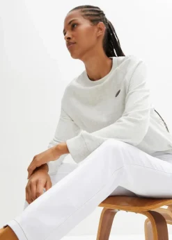 Straight Jeans Mid Waist, Stretch