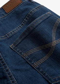 Straight Jeans Mid Waist, Stretch