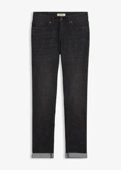 Straight Jeans Mid Waist, Stretch