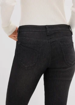 Straight Jeans Mid Waist, Stretch