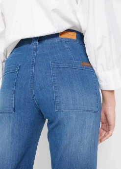 Straight-Jeans High Waist, Stretch