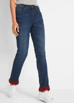 Straight-Jeans High Waist, Thermo