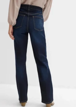 Straight-Jeans High Waist mit Taschendetails