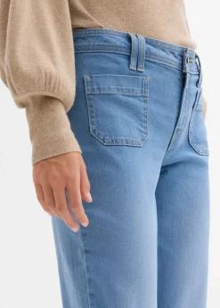 Straight-Jeans Mid Waist