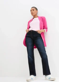 Straight-Jeans Mid Waist, Bequembund