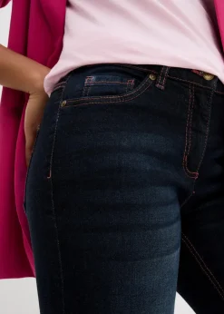 Straight-Jeans Mid Waist, Bequembund