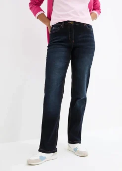 Straight-Jeans Mid Waist, Bequembund
