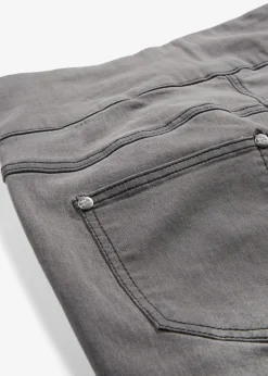 Straight-Jeans Mid Waist, Super Stretch mit Bequembund