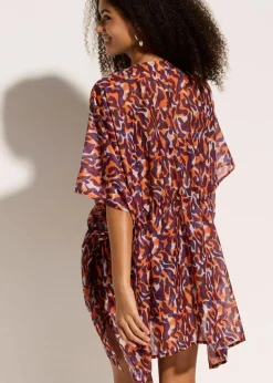 Strandkimono mit Bindedetail