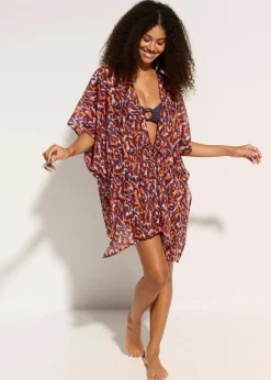 Strandkimono mit Bindedetail